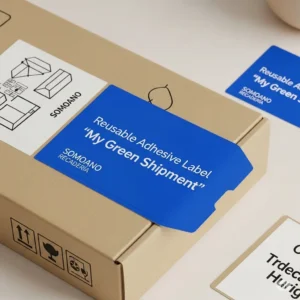 Etiqueta Adhesiva Reutilizable 'Mi Envío Verde'